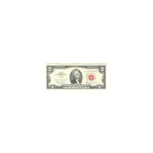  1963 Series $2 Legal Tender Note, F VF: Toys & Games