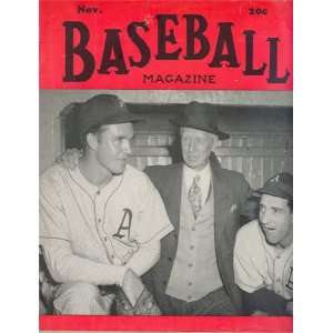  Baseball Magazine November 1948 Connie Mack Philadelphia A 