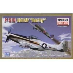   Models   1/144 P 51D Mustang Bar Fly (Plastic Model Airplane) Toys