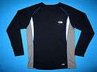 Champion Duo Dry Youth M long sleeve athletic compression shirt blue 