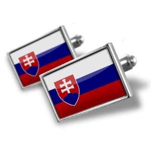  Cufflinks Slovakia Flag   Hand Made Cuff Links A MANS 