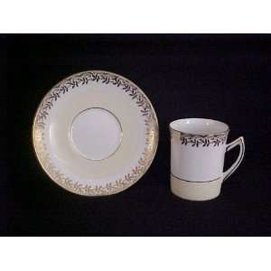   QUEENS BONE CHINA CUP AND SAUCER SET YELLOW (QUANTITY 1) Kitchen