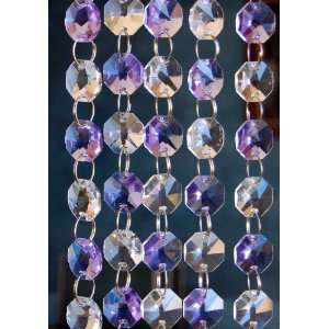   Glass Crystal Octagon Chandelier Prisms Pedants Parts: Everything Else