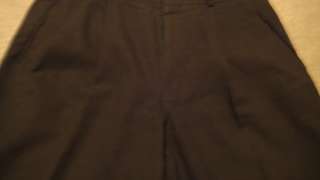 CLAIBORNE Khaki green cuffed dress/casual pants w 36 L 30 ( rayon 
