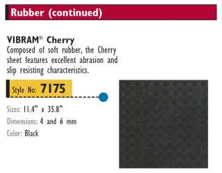 VIBRAM 7175 Cherry Slip Resistant Rubber Soling Sheet   Shoe Repair 