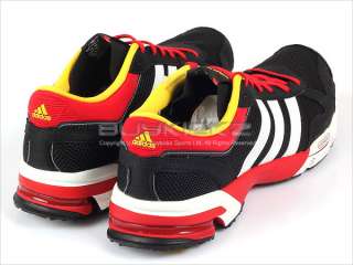 Adidas Marathon 10 Black/White/Red/Yellow adiPRENE Breathable Cushion 