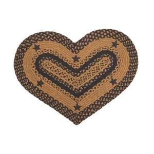  Heart Area/Accent Rug for sale Applique Star Black: Home & Kitchen