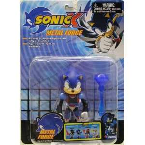    Sonic X METAL FORCE Sonic with Light Up Weapon: Toys & Games