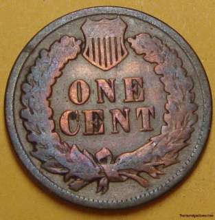 1889 INDIAN HEAD CENT PENNY A7573 A GOOD RARE DATE COIN  