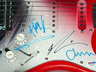 Deftones Autographed Signed Airbrush Guitar & Proof PSA DNA UACC RD 