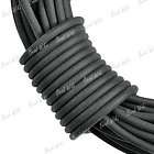 7m Black Rubber Cord Thread Wire Findings For Bracelet Necklace 2x2mm 