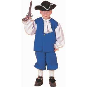    Boys Colonial Halloween Costume (Size: Small 4 6): Toys & Games