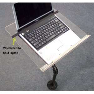  Laptop Holder Tray w/base and Aluminum lip in Auto Car 