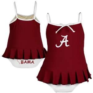  Alabama Crimson Tide Toddler Girls Crimson Cheerleader in 