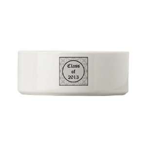  Class of 2013 Silver Graduation Small Pet Bowl by 