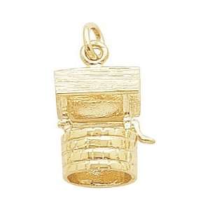  Rembrandt Charms Wishing Well Charm, 10K Yellow Gold 