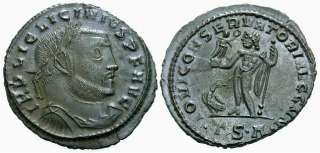 LICINIUS I. Æ 25mm. Thessalonica mint. Jupiter  