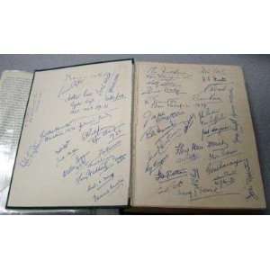 : 1952 Darwin 1st Ed Golf Book 45+ Autographs Psa Loa   College Books 
