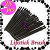 25 Disposable Lip Stick Applicator Bristle Makeup Brush  