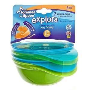  Tommee Tippee 4 Pack Explora Weaning Bowls   Boy: Baby
