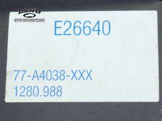 LAND ROVER RANGE E26640 REAR DOOR AMP AMPLIFIER 94 99  