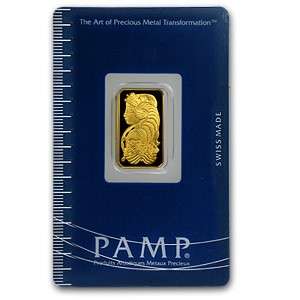 Pamp Suisse 2.5 gram .9999 Fine Swiss Gold Bar in Assay 2.5 g New 