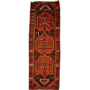   Persian Hand Knotted Wool Shiraz Lori Runner Rug: Furniture & Decor