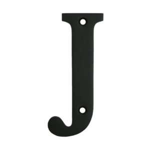   Residential Letter J Solid Brass Oil Rubbed Bronze: Home Improvement