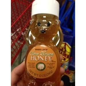 Trader Joes Clover Blossom Honey 12 Oz:  Grocery & Gourmet 