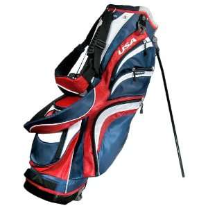 Orlimar USA CR Locator 14 way full divider Stand Bag (Red/White/Blue 