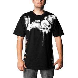  MSR Deegan Metal Mulisha T Shirt , Color: Black, Size: 2XL 