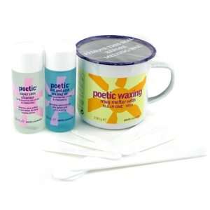 Poetic Waxing Kit   Azulene: Wax + Cleanser + Pre & Post Waxing Oil 