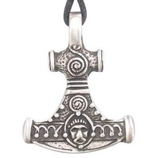  Mythic Design Thors Hammer Pewter Pendant Necklace by Dan Jewelers
