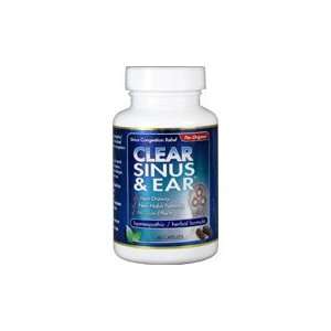 Clear Sinus & Ear   Homeopathic/Herbal Relief Formula, 60 caps,(Clear 