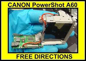 CANON PowerShot A60 BATTERY TERMINALS & CIRCUIT BD DIGITAL CAMERA 