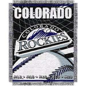  Colorado Rockies Triple Woven Team Blankets: Home 