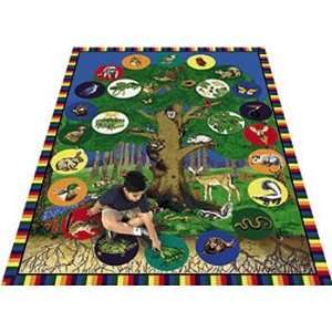 Tree of Life, Large Carpet (7 ft 8 in x 10 ft 9 in):  