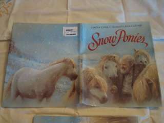 Childrens BOOK: SNOW PONIES mint book NWT  