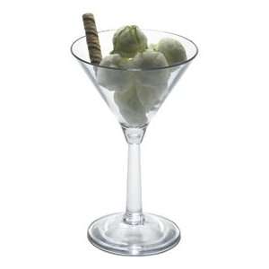  Cambro Aliso BWM10CW 10.5 oz. Plastic Martini Glass 12/CS 