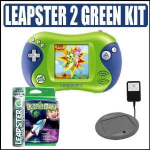 Leapfrog Leapster 2 Green w/ Recharging Station and Game