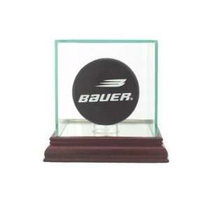  Perfect Cases Glass Puck Display Case with Mirror Sports 