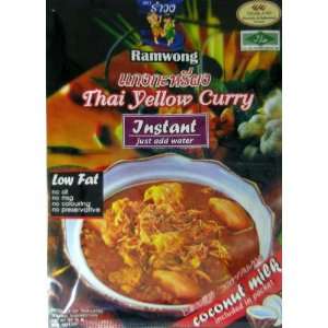  Ramwong Instant (Just add water) Thai YELLOW Curry Sauce 1 