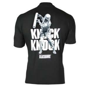  Blackhawk Knock Knock T Shirt, Black,