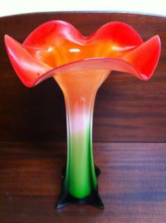 Tiffany & Co London Pink and Green Flower Vase tulip  