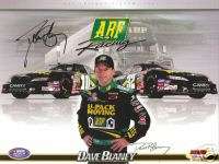 2007 DAVE BLANEY #32 ABF RACING NASCAR POSTCARD SIGNED  