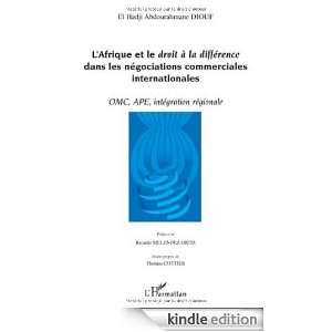   Diouf, Thomas Cottier, Ricardo Melendez Ortis  Kindle