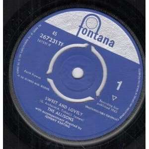   SWEET AND LOVELY 7 INCH (7 VINYL 45) UK FONTANA 1962 ALLISONS Music