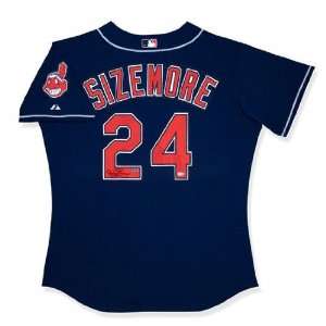  Grady Sizemore Cleveland Indians Autographed Alternate 