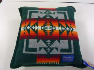 PENDLETON Chief Joseph Pillows DK GREEN Made in USA  