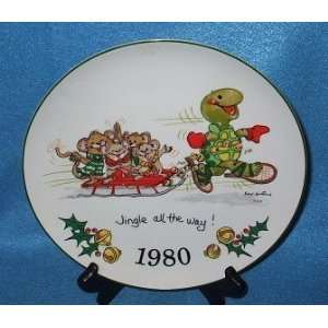  Jingle All the Way Plate, Suzys Zoo, 1980: Everything 
